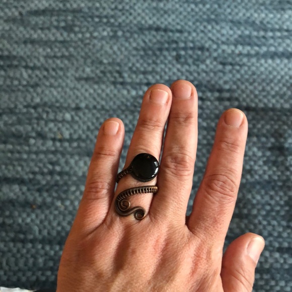 Handmade wire wrap ring - Picture 2 of 5